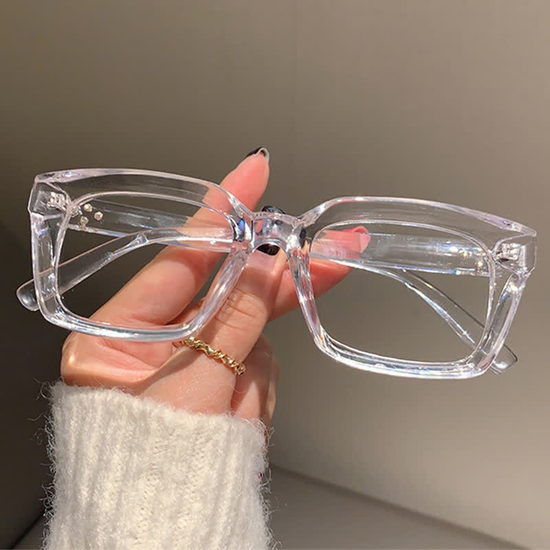 Spykay™ EG26877 Classic Simple Square Frame Concave Lenses Anti-blue Light Thick Glasses - image 22