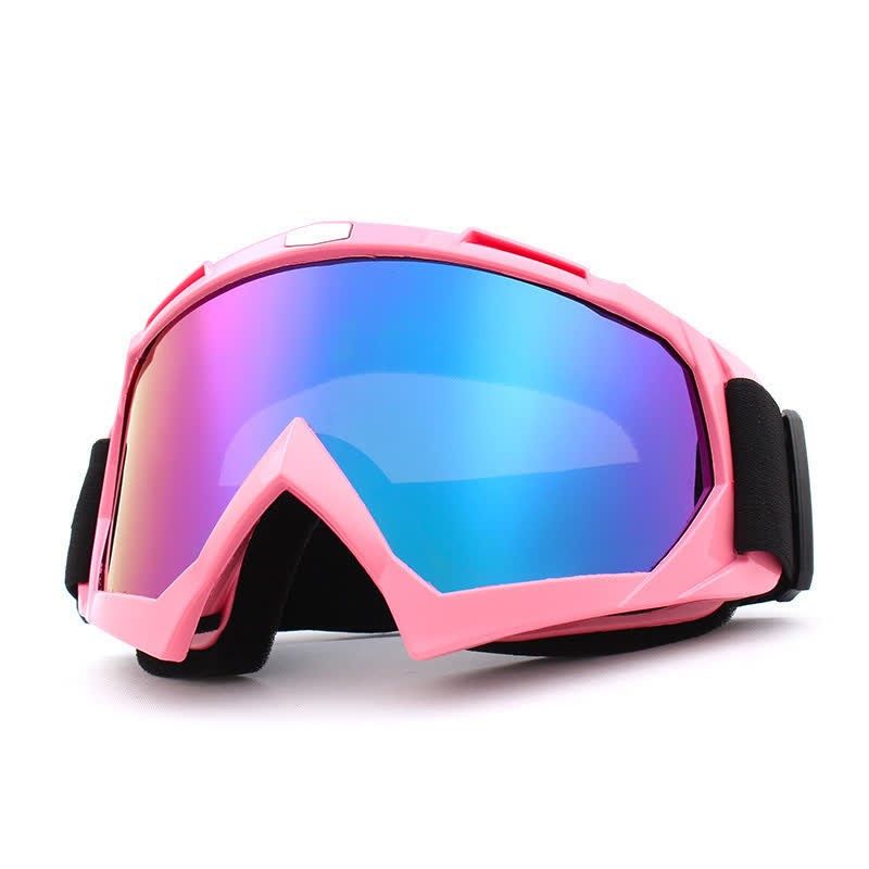 Spykay™ SG61044 Vintage Unisex Windproof Dirt Motorcycle Goggle, Ski Goggles For Outdoor Activities - Pink - image 3