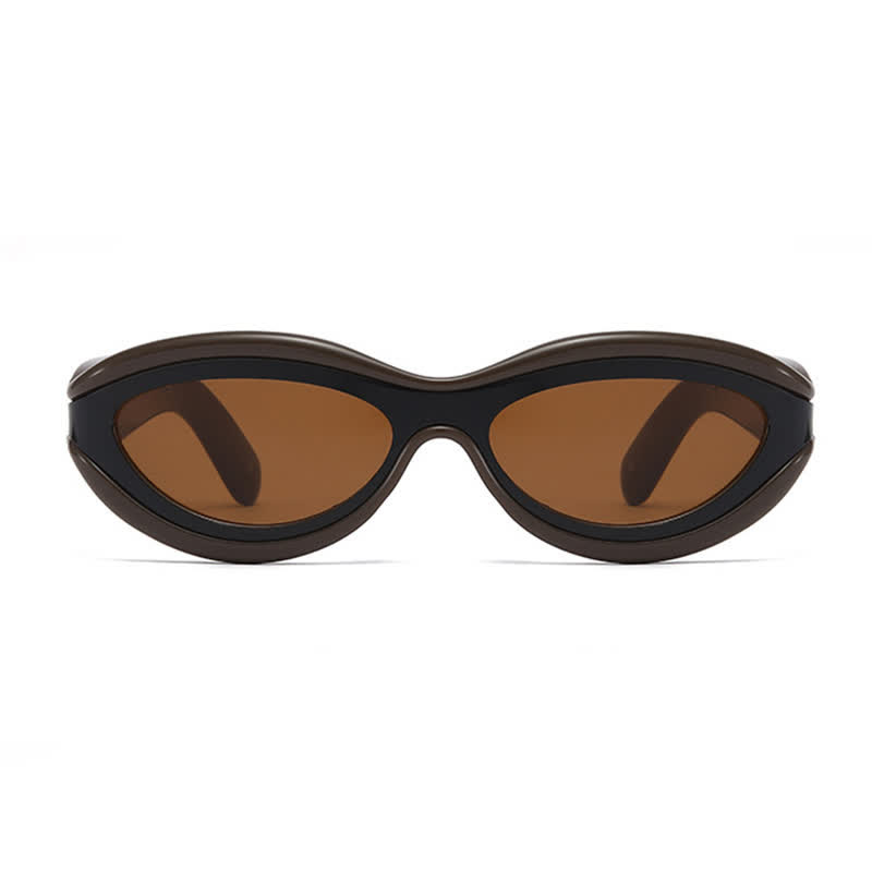 Spykay™ SG60734 Leopard Print Cat Eye Frame Retro Sunglasses - image 10