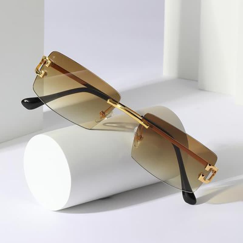 Spykay™ SG60922 Rectangle Frame Trendy Rimless Sunglasses - image 15