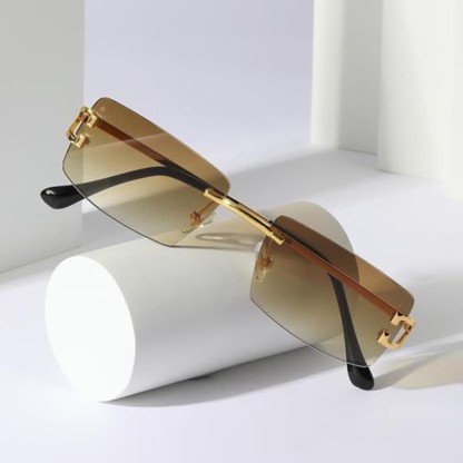 Spykay™ SG60922 Rectangle Frame Trendy Rimless Sunglasses - image 15