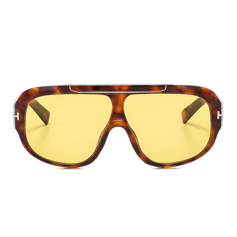 Spykay™ SG60883 'T' Design Oversized Aviator Sunglasses