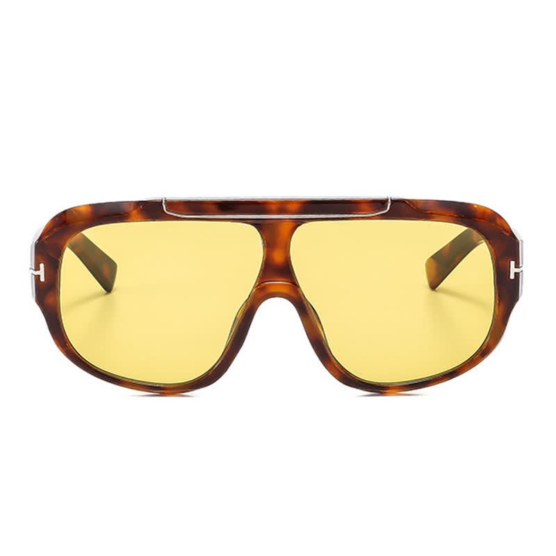 Spykay™ SG60883 'T' Design Oversized Aviator Sunglasses