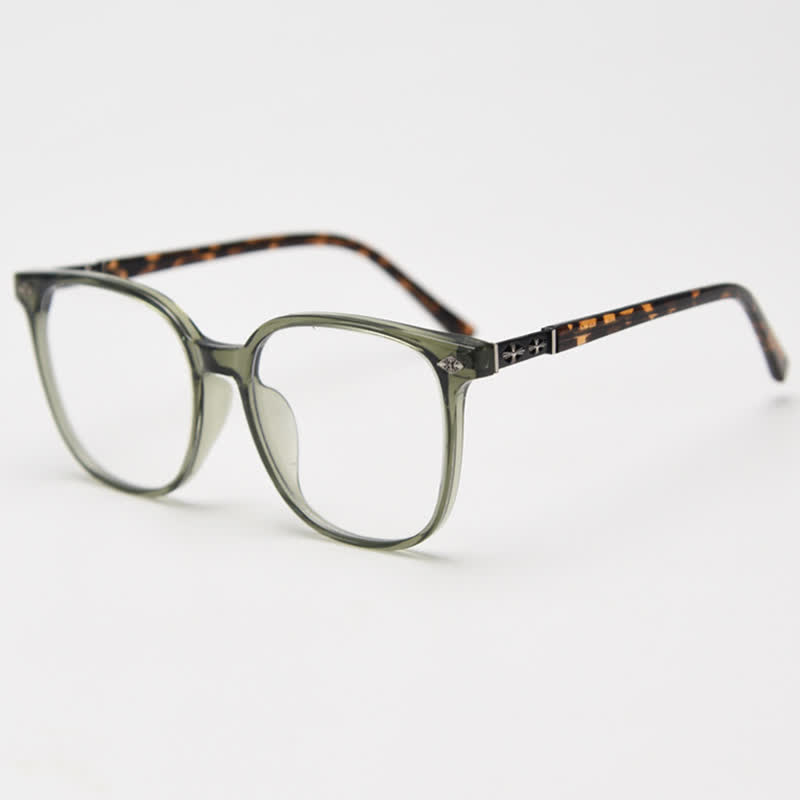 Spykay™ EG26916 Unsiex Retro Square Large Frame Fashion Anti-blue Light Glasses - Green - image 8