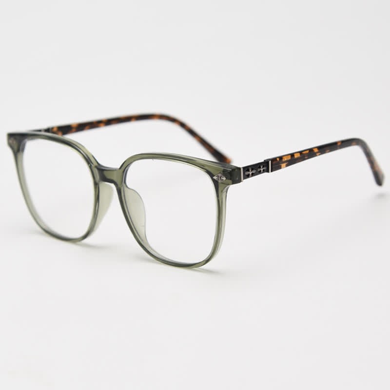 Spykay™ EG26916 Unsiex Retro Square Large Frame Fashion Anti-blue Light Glasses - Green - image 8