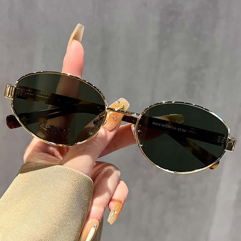 Spykay™ SG60768 Unisex Oval Frame Retro Sunglasses with Nylon Lense - image 5