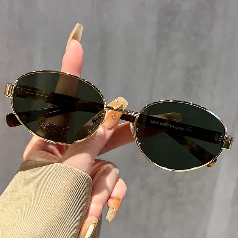 Spykay™ SG60768 Unisex Oval Frame Retro Sunglasses with Nylon Lense - image 5