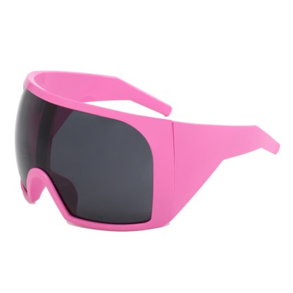 Spykay™ SG60903 One-piece Lens Oversized Wrap Around Futuristic Sunglasses For Outdoor Sports - Pink - image 18
