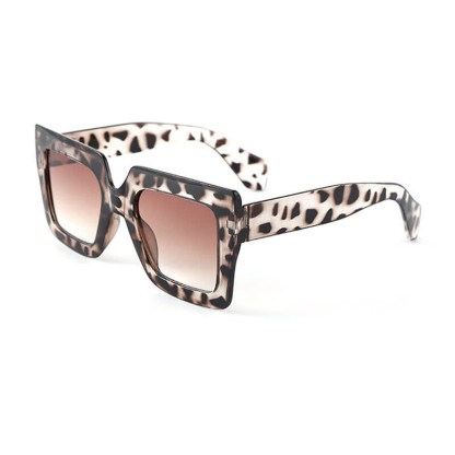 Spykay™ SG61012 Oversized Square Frame Fashion Thick Sunglasses - Leopard - image 11