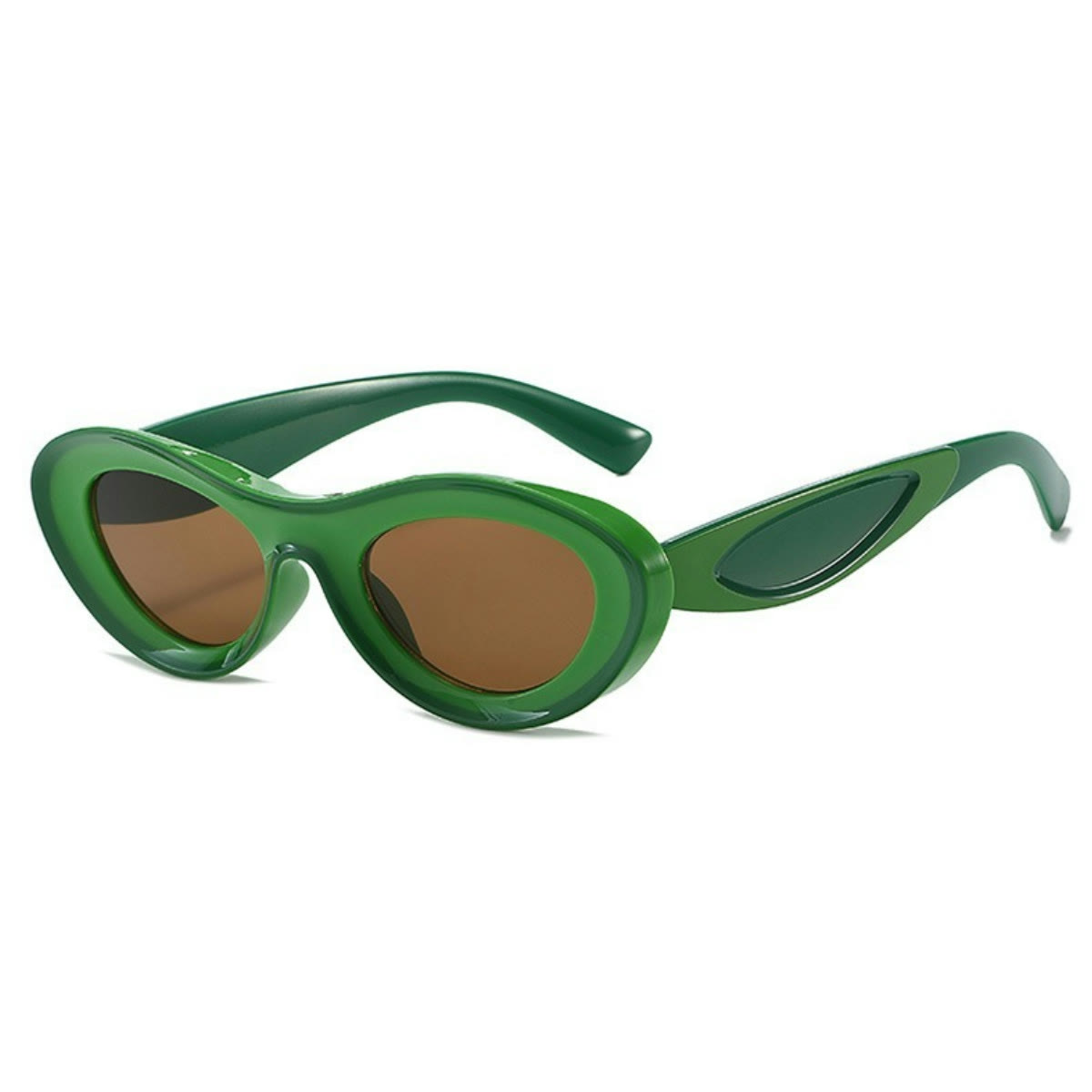 Spykay™ SG1011 Y2K Oval Frame Dopamine Color Sunglasses