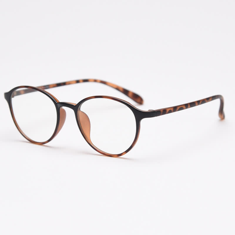 Spykay™ EG26866 Oval Frame Anti-blue Light Simple Classic Lightweight Glasses  - Leopard - image 11