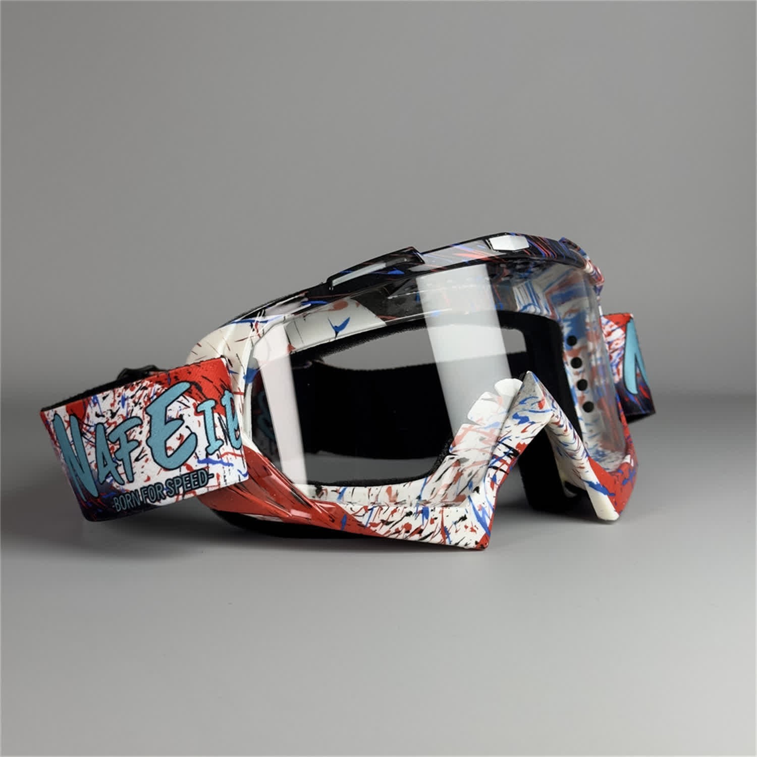 Spykay™ SG60966 Fashion Ski OFF-ROAD Goggles for Men Women  - Red/Clear - image 14