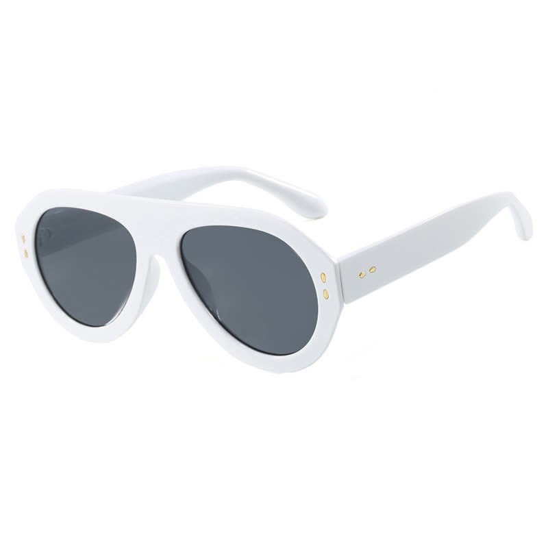 Spykay™ SG60756 Women's Hipster Aviator Sunglasses - White - image 24