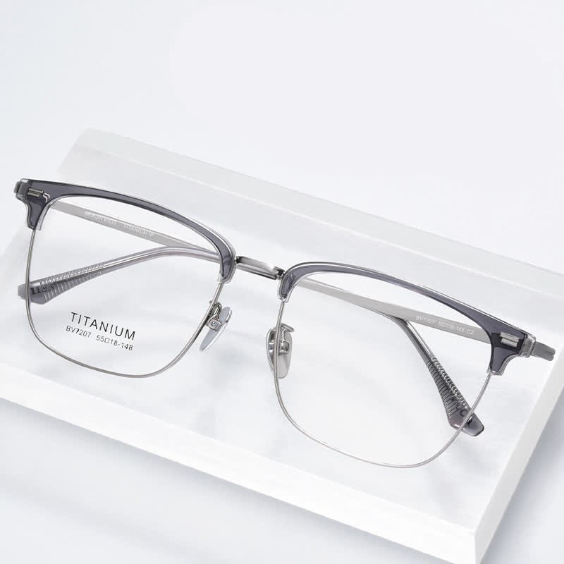Spykay™ EG26919 Unsiex Retro Square Frame Anti-blue Light Browline Glasses - image 12