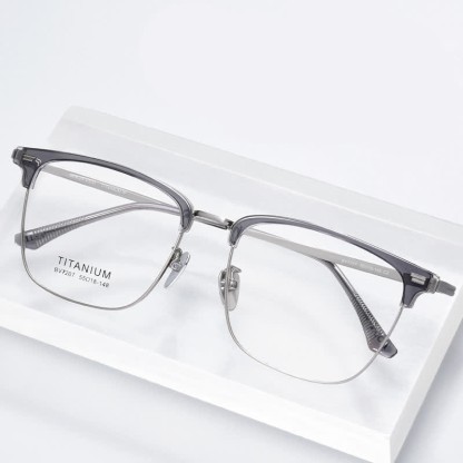 Spykay™ EG26919 Unsiex Retro Square Frame Anti-blue Light Browline Glasses - image 12