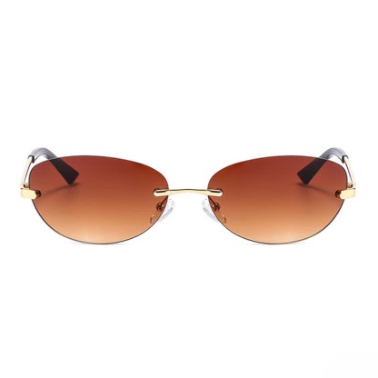Spykay™ SG60667 Y2K Oval Frame Rimless Sunglasses - image 14
