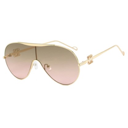 Spykay™ SG60892 Oversized One-piece Aviator Sunglasses