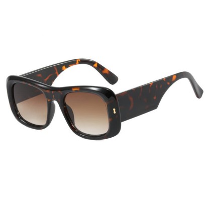 Spykay™ SG60905 Arrow Decor Square Frame Thick Sunglasses