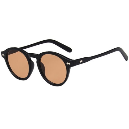 Spykay™ SG60898 Retro Classic Round Frame Sunglasses - Black/Brown - image 6