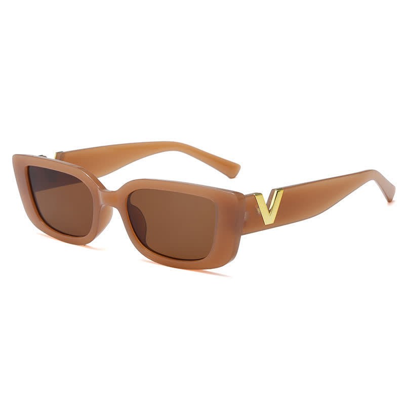 Spykay™ SG60890 Small Rectangle Frames 'V' Design Sunglasses