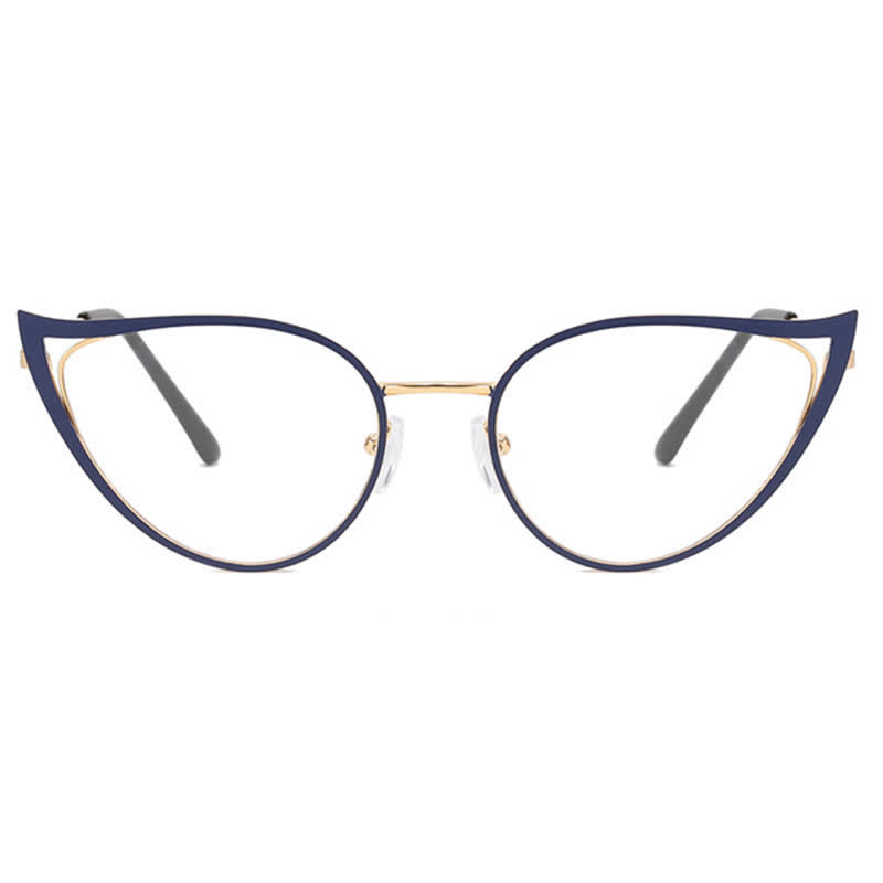 Spykay™ EG26880 Cat-Eye Metal Frame Hollow-out Anti-blue Light Glasses - image 11