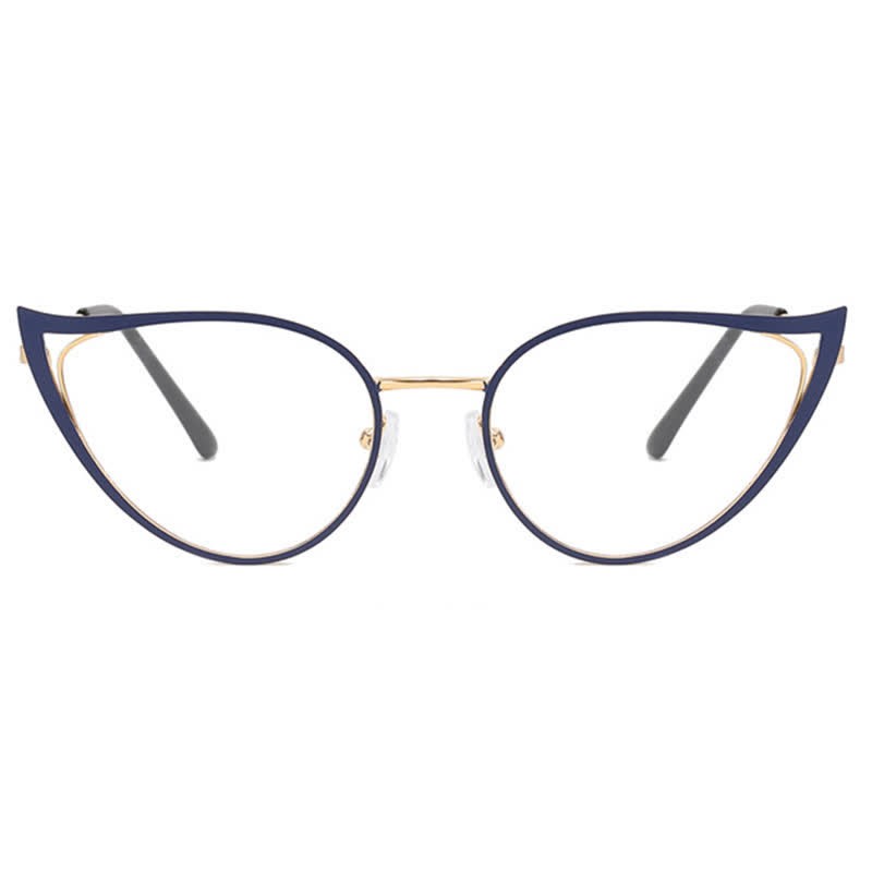 Spykay™ EG26880 Cat-Eye Metal Frame Hollow-out Anti-blue Light Glasses - image 11