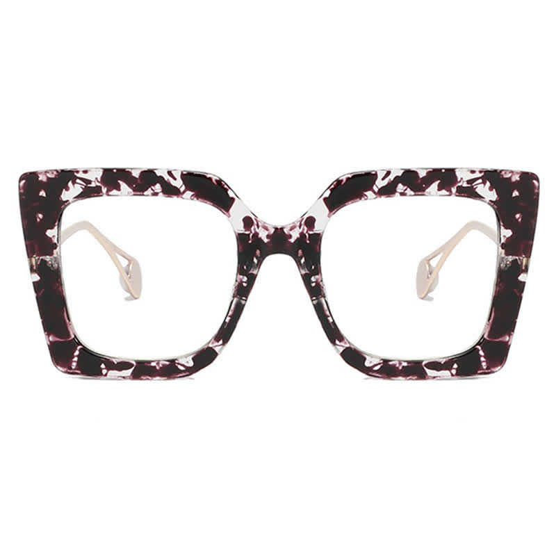 Spykay™ EG26765 Oversized Square Frame Anti-blue Light Glasses