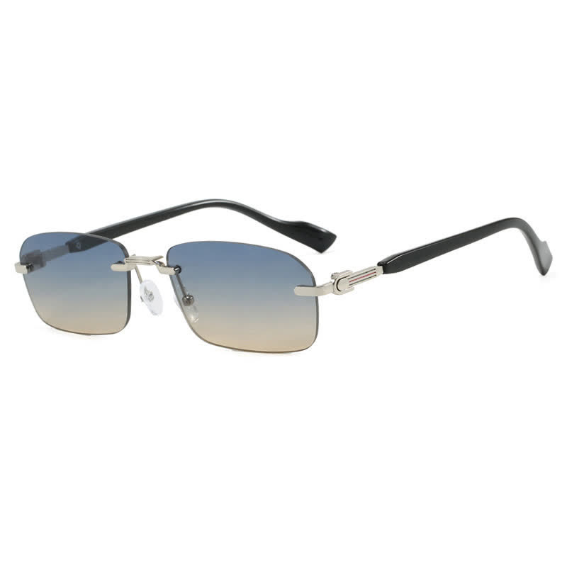 Spykay™ SG60831 Women's Rectangle Frame Rimless Sunglasses