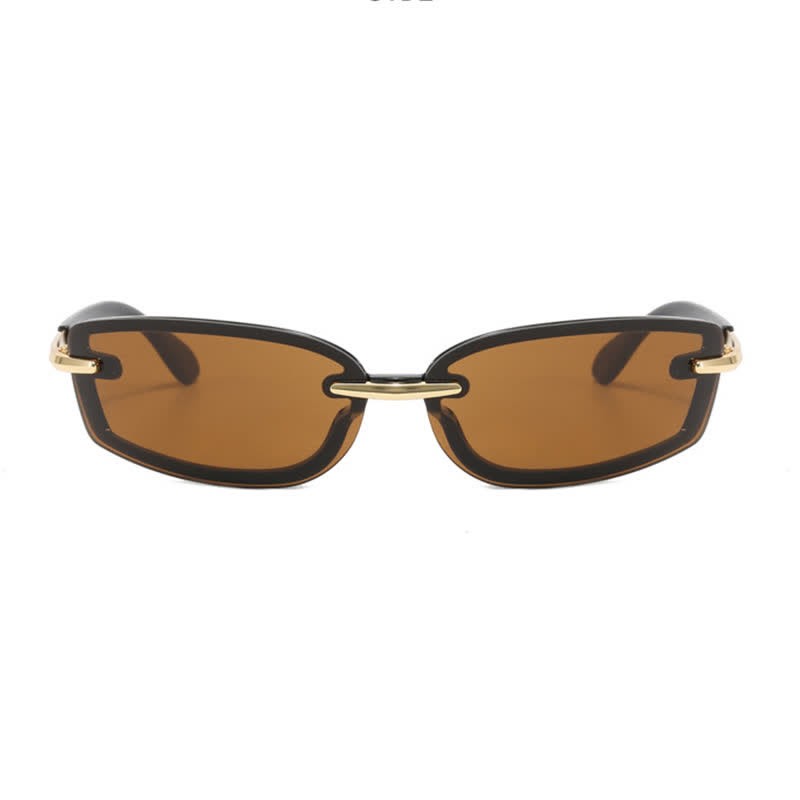 Spykay™ SG60850 Y2K Rimless Rectangle Frame Sunglasses - image 11