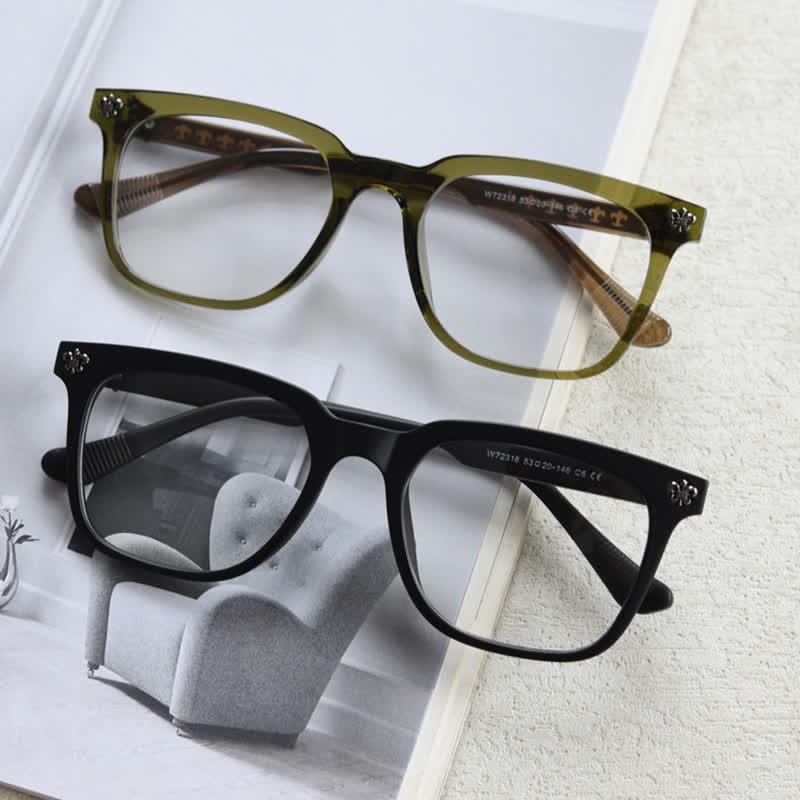Spykay™ EG26839 Retro Classic Square Frame Anti-blue Light Glasses - image 19