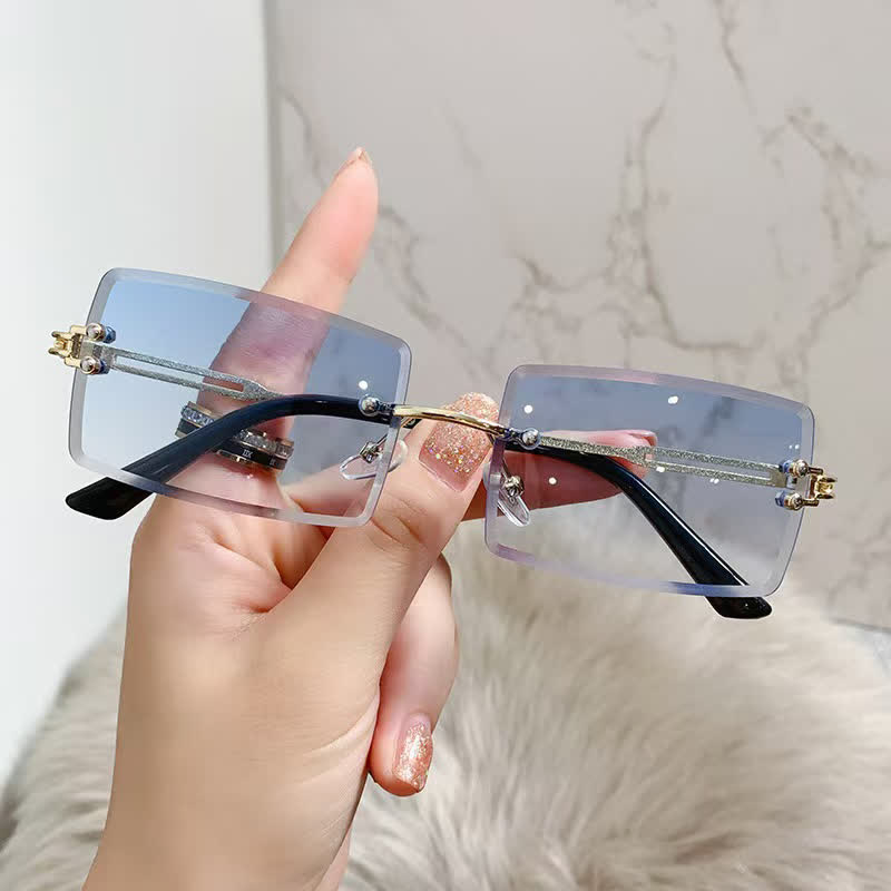 Spykay™ SG60744 Rimless Rectangle Frame Fashion Sunglasses - image 2