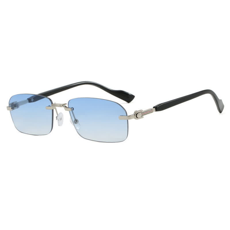Spykay™ SG60831 Women's Rectangle Frame Rimless Sunglasses