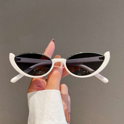 Spykay™ SG60716 Unisex Hipster Semi-Rimless Cat-Eye Sunglasses - White - image 29