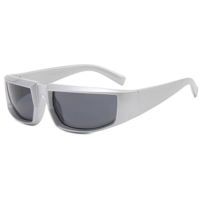 Spykay™ SG60926 Unisex Punk Y2K Fashion Sunglasses - Silver/Grey - image 12