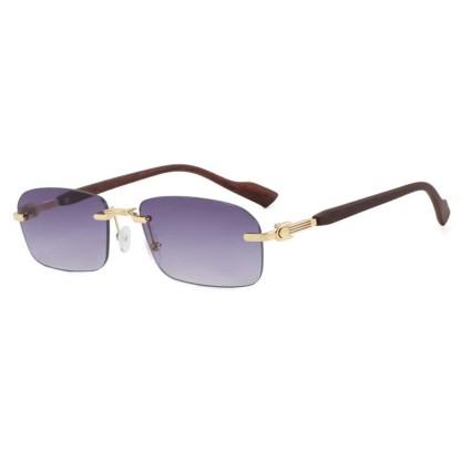 Spykay™ SG60831 Women's Rectangle Frame Rimless Sunglasses