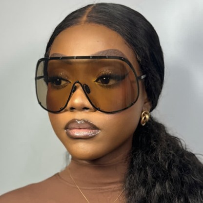 Spykay™ SG60757 Unisex Hipster One-piece Polarized Aviator Sunglasses - image 5