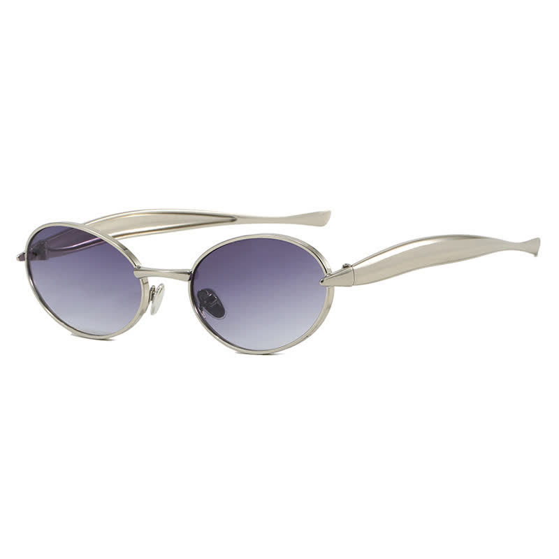 Spykay™ SG61050 Unisex Vintage Oval Frame Sunglasses - image 22
