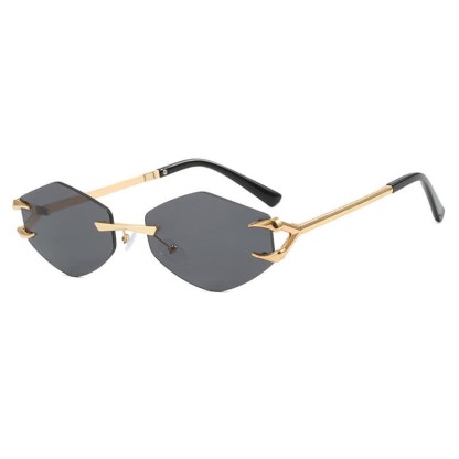 Spykay™ SG60856 Claw Temples Geometric Rimless Hipster Sunglasses - image 11