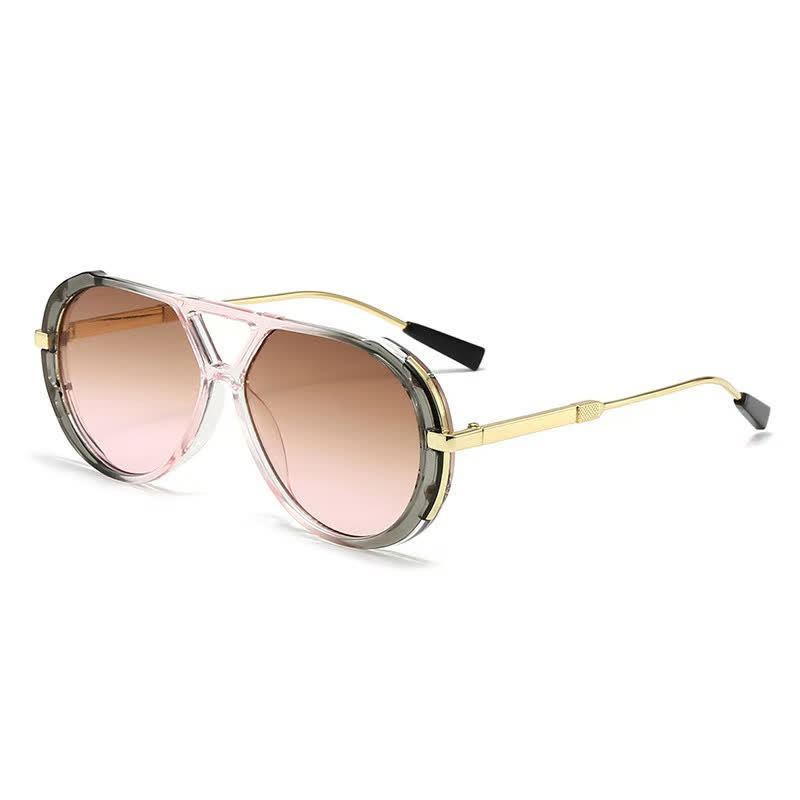 Spykay™ SG60737 Double Bridges Tortoiseshell Oval Frame Sunglasses - image 15