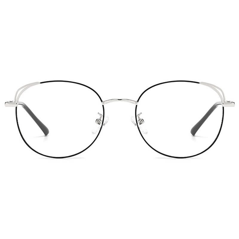 Spykay™ EG26840 Fashion Cat-Eye Metal Oval Frame Anti-blue Light Glasses - image 18