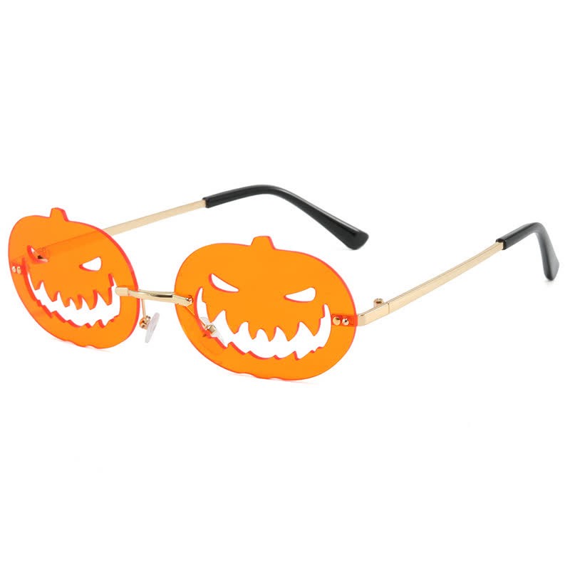 Spykay™ SG60987 Halloween Pumpkin Sunglasses for Women Men - Orange B - image 12
