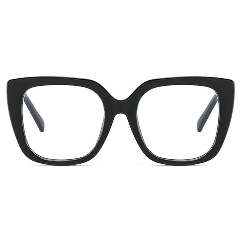 Spykay™ EG26771 Leopard Pattern Square Frame Oversized Glasses