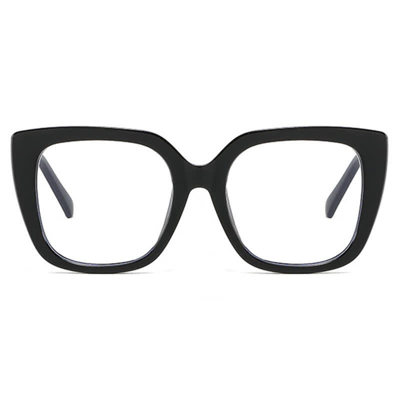 Spykay™ EG26771 Leopard Pattern Square Frame Oversized Glasses