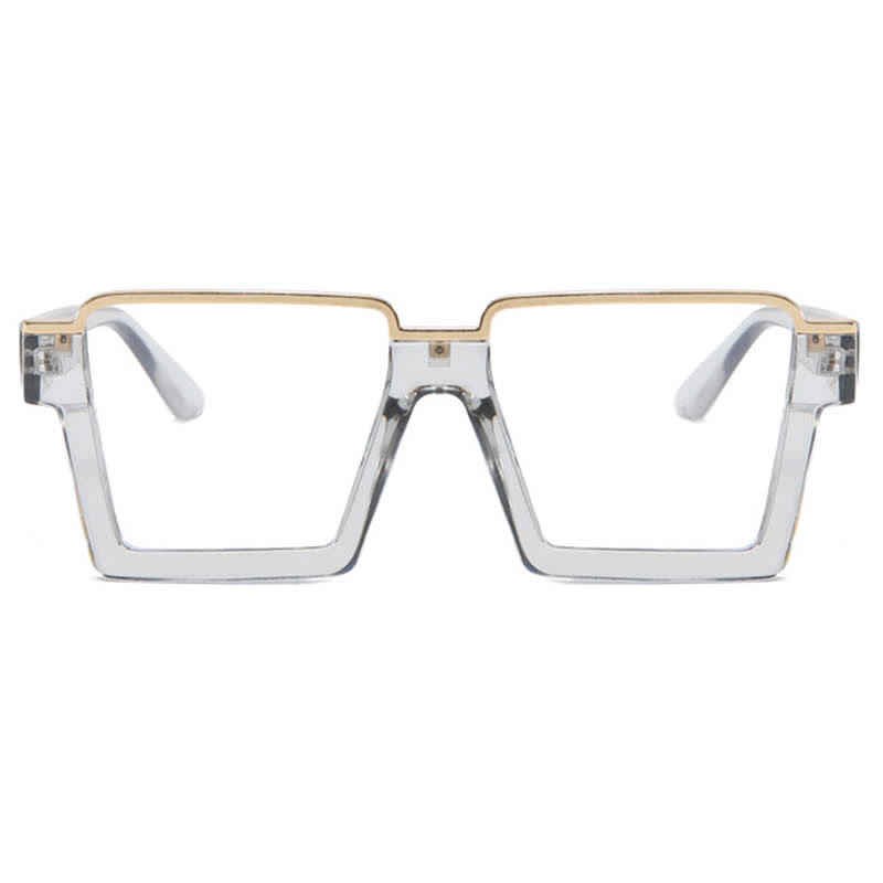 Spykay™ EG26785 Square Frame Trendy Semi-Rimless Anti-blue Light Glasses
