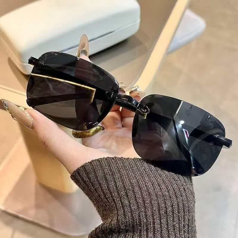 Spykay™ SG61004 Classic Square Frame Rimless Retro Sunglasses For Fishing - image 5