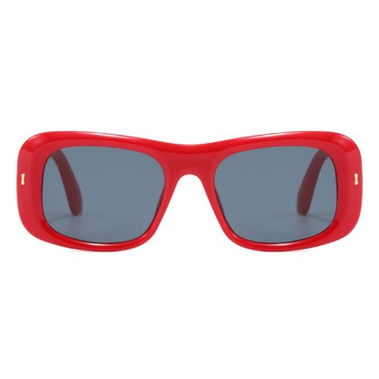 Spykay™ SG60905 Arrow Decor Square Frame Thick Sunglasses