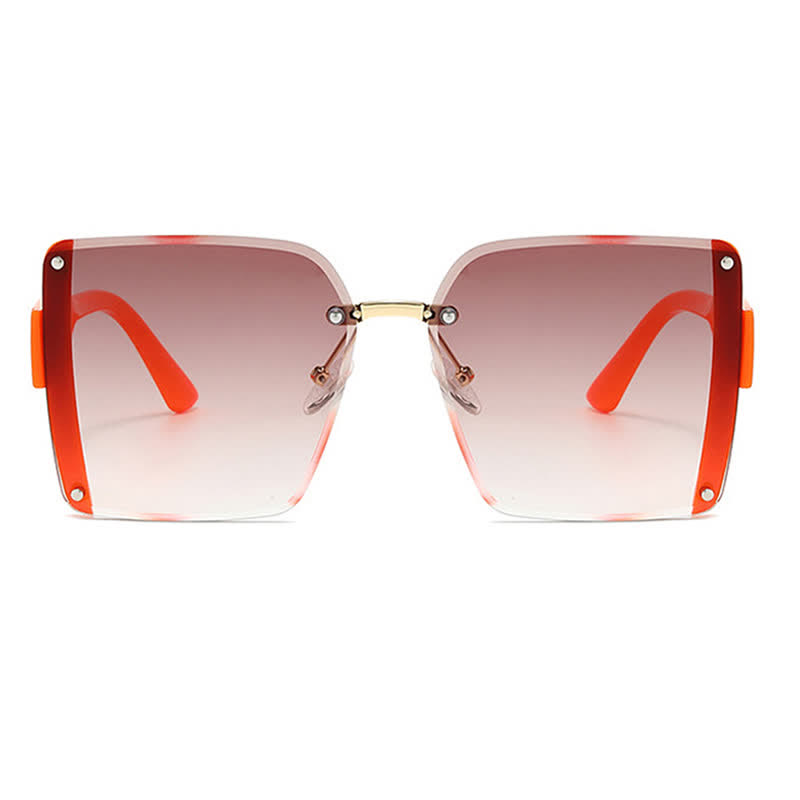 Spykay™ SG60835 Square Frame Oversized Rimless Sunglasses - image 13