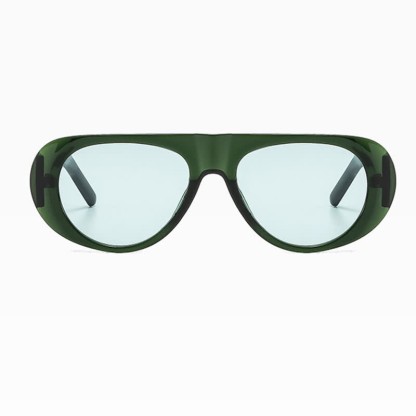 Spykay™ SG60671 Oval Frame Wide Temples Vintage Aviator Sunglasses - image 19