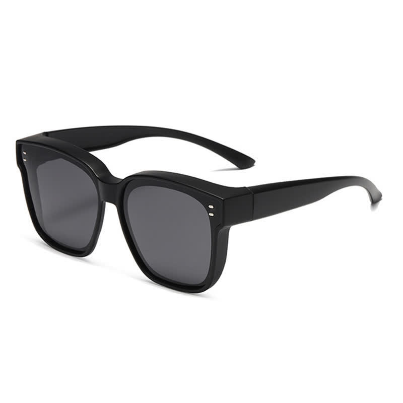 Spykay™ SG61007 Fit Over Glasses Square Frame Polarized Sunglasses for Women Men - image 5