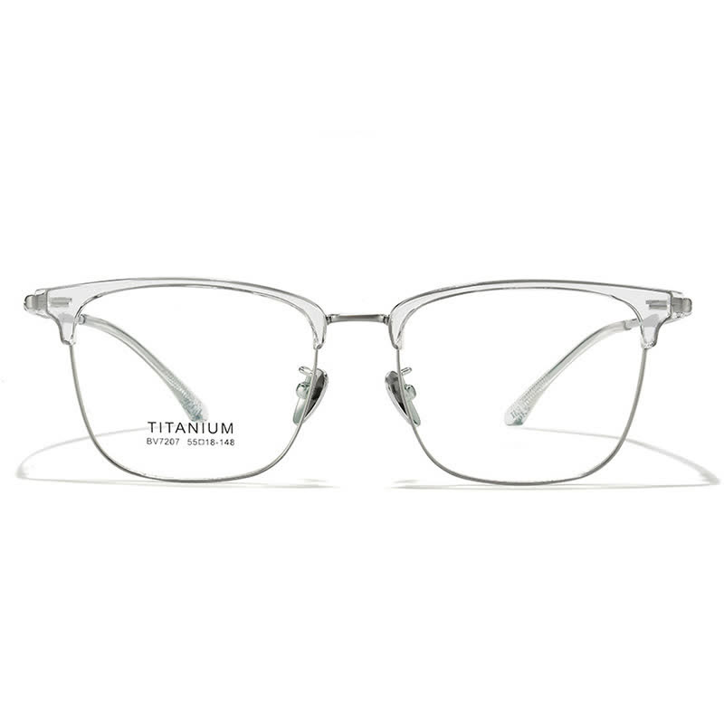 Spykay™ EG26919 Unsiex Retro Square Frame Anti-blue Light Browline Glasses - image 8